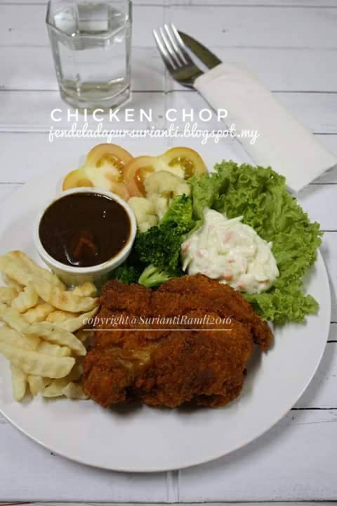 Jom masak  Chicken  Chop yang sedap mudah dimasak dan 