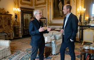 Tim Cook meets William and Kate