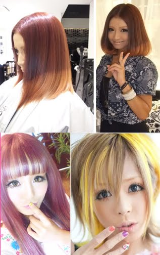 crazy hair color ideas for long hair. Gyaru hair color Ideas for me.