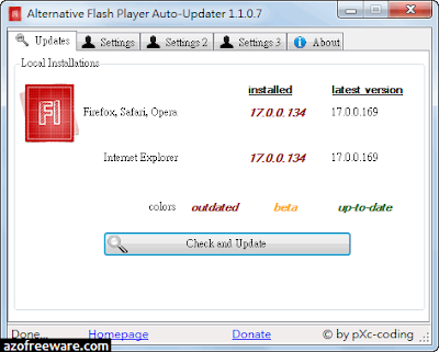 Alternative Flash Player Auto-Updater