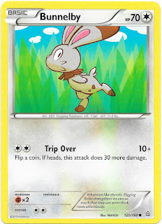 Bunnelby Primal Clash Pokemon Card