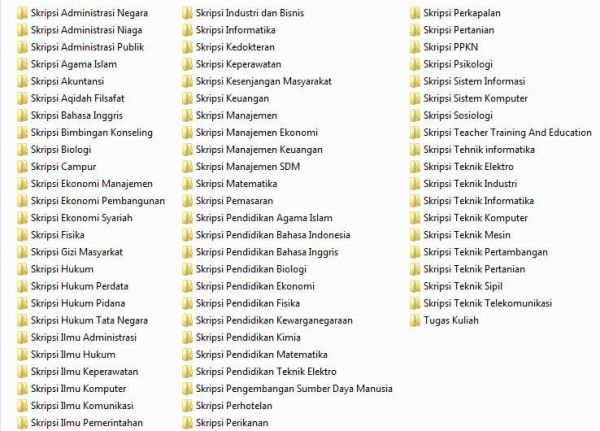 Contoh Skripsi  Tugas Akhir : Contoh Tugas Akhir (TA)