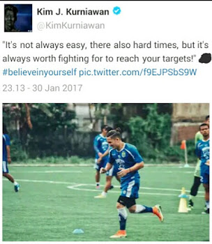 Kata - kata Motivasi Kim Jeffrey Kurniawan buat bobotoh dan persib bandung