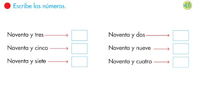  ESCRIBE LOS NÚMEROS