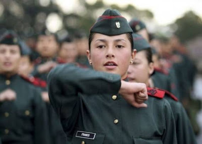 Beautiful Military Women Around the World