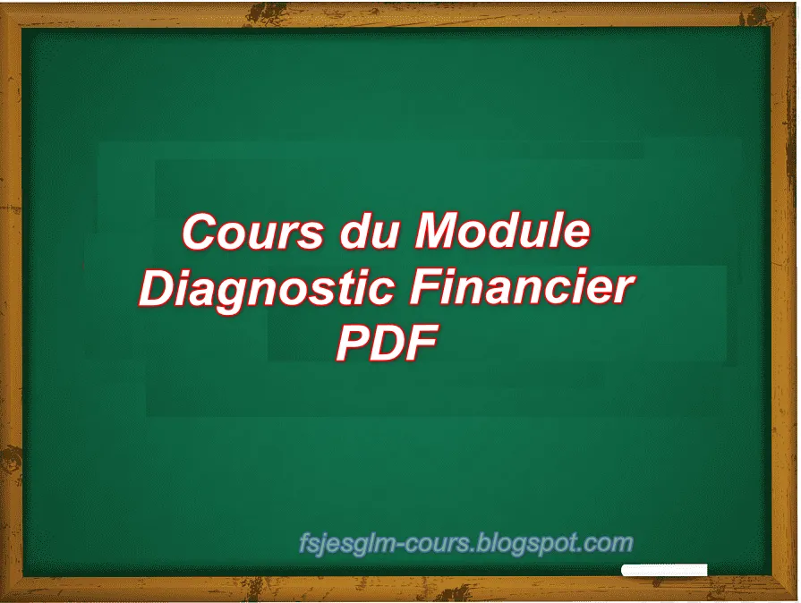 Cours du module diagnostic Financier PDF