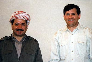 KRG President Mas'ud Barzani and author