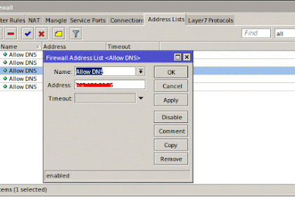 Cara Drop Flood Dns Di Router Mikrotik Dengan Query Dns