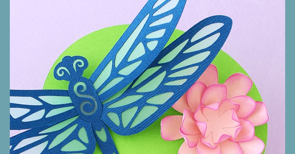 Download Welcome to Paper Zen ~ Cecelia Louie: Paper Dragonfly and Lotus Flower Party Favor Gift Box - 3D ...