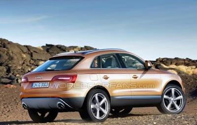 Audi Q3 performed by designers