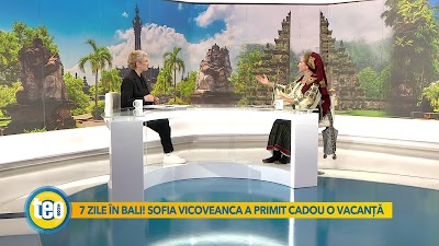 Sofia Vicoveanca, invitată la emisiunea "Teo Show" de la Kanal D