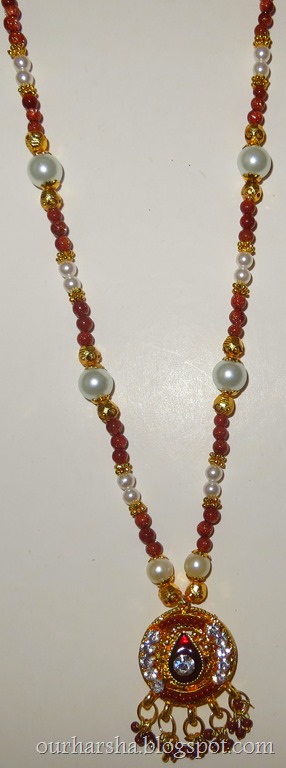 Goldstone and White Beaded Jewelry  (2)