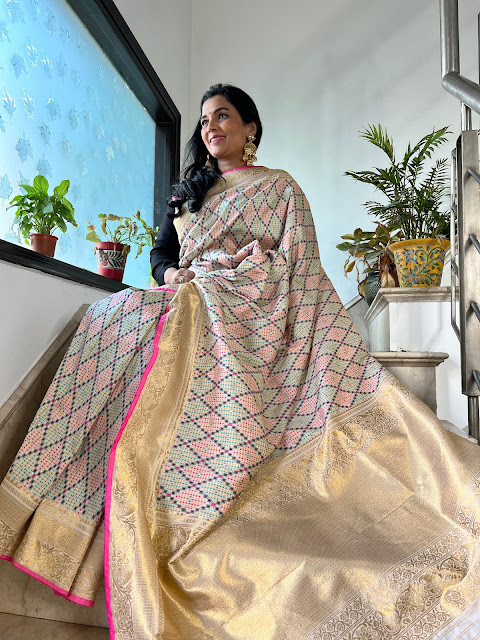 Jamawar saree