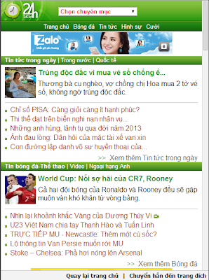 Share code wap tin tức 24h.com.vn