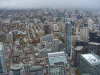 Vue de Toronto depuis CN Tour