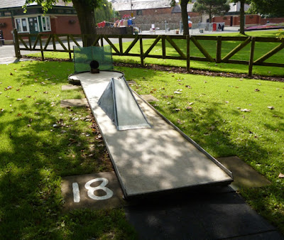 Miniature Golf at Cae Glas Park in Oswestry