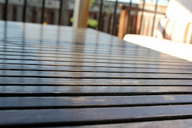 refinished deck furniture