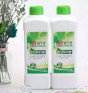 Properties Green Leaf Laundry Liquid Detergent.