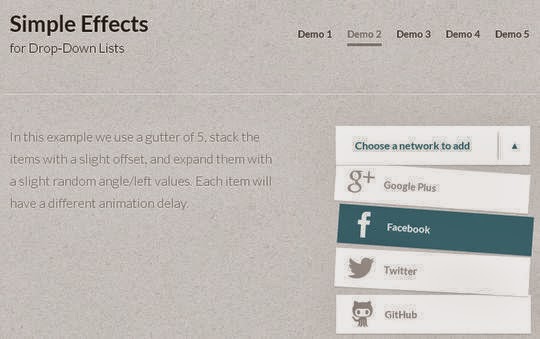 Simple Effects for Drop Down Lists Simple Effects for Drop Down Lists