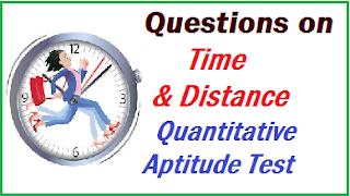 IBPS EXAM TIME AND DISTANCE QUESTIONS