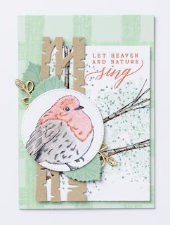 Stampin' Up! Perched in a Tree stamp set + Aspen Tree  Die #stampinup #saleabration