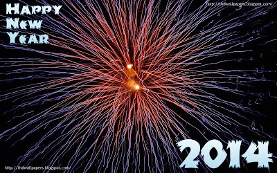 Latest Happy New Year 2014 Eve Celebrations Pictures Beautiful 2014 Fireworks HD Wallpapers