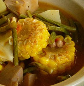 Veg­etable Sour Soup (Sayur Asam)