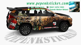 Sticker wayang pajero