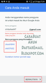 kumpulan contoh membuat akun google play