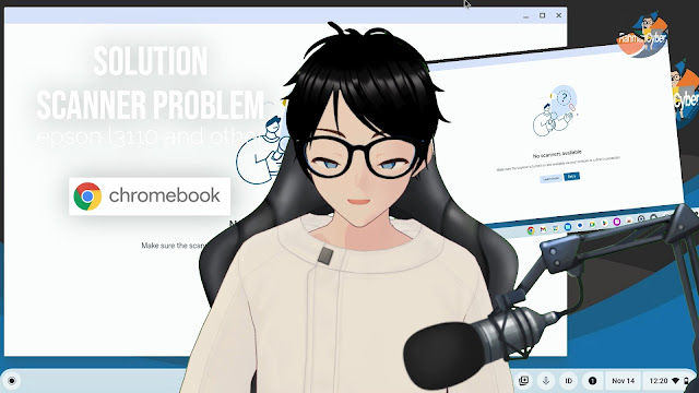 fixing scanner printer epson l3110 on chromebook