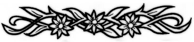 tribal flowers