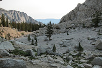 Landscape above Lone Pine Lake