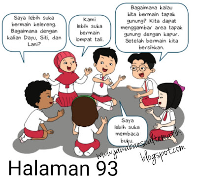 Kunci Jawaban Tema 5 Kelas 3 Halaman 93