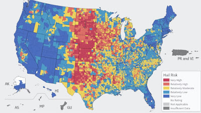 hail risk map