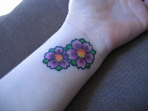 cherry blossom tattoo