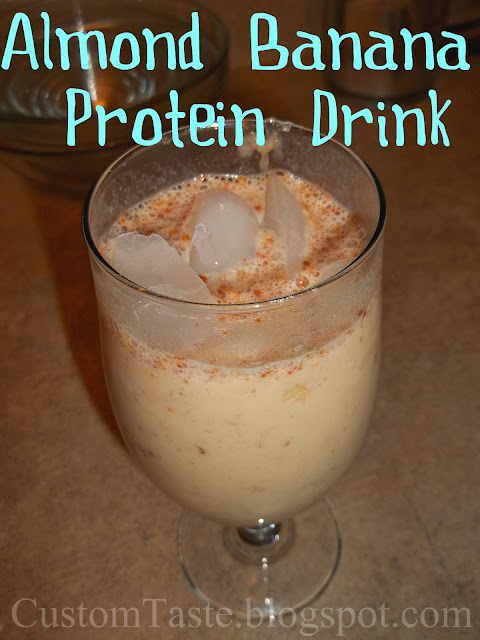 Almond Banana Protein Drink by Custom Taste