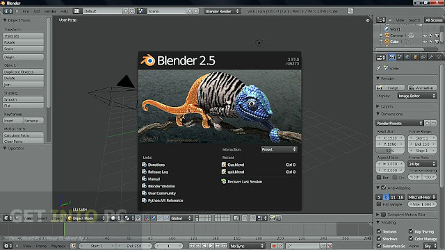 Download Free Blender 2.59 Gratis