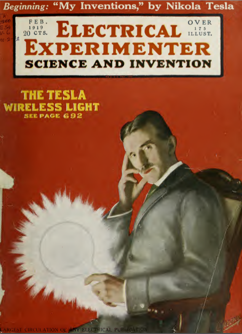 Free Pdf Of Nikola Teslas Autobiography My Inventions An