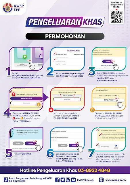 Cara Mohon Pengeluaran Khas KWSP 2022