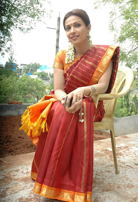 Actress Asha Saini (Flora/Mayuri) in Hot Saree HQ Photos Gallery