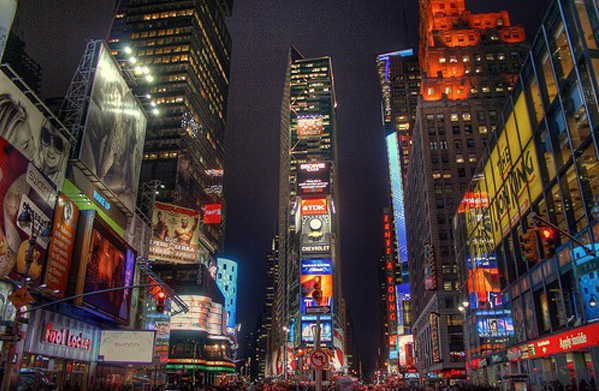 new york times square. new york times square