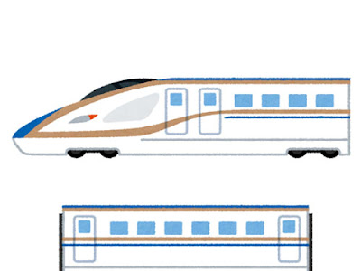 いろいろ 新幹線 かがやき イラスト 正面 326553