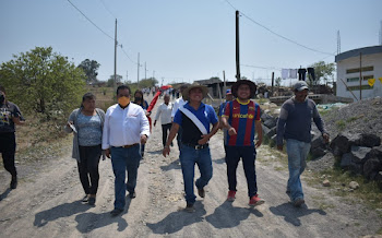 El Ayuntamiento de Ocoyucan da banderazo de arranque de importantes obras en la comunidad de Francisco Sarabia.