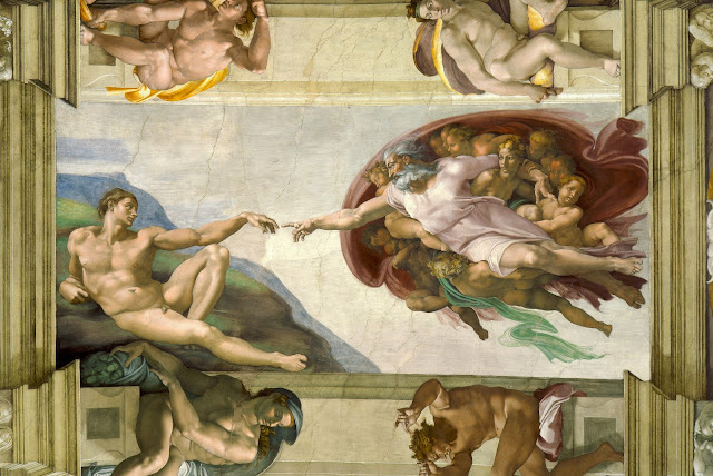 Michelangelo Renaissance - Creation Of Adam