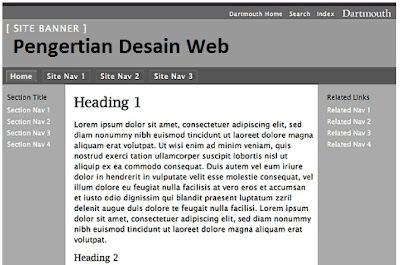 Pengertian Desain Web