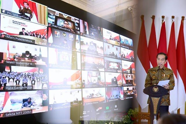 Presiden Jokowi  Berikan 3 Arahan untuk BPKP dan Pengawas Internal Pemerintah