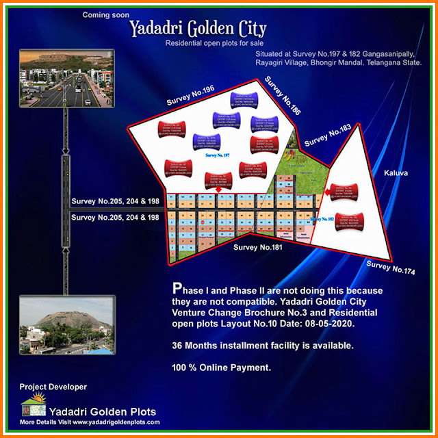 Yadadri Golden City Open Plot Layout Venture