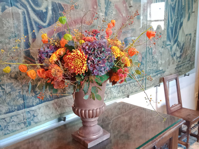 Autumn decorations, Chateau de Chenonceau, Indre et Loire, France. Photo by Loire Valley Time Travel.