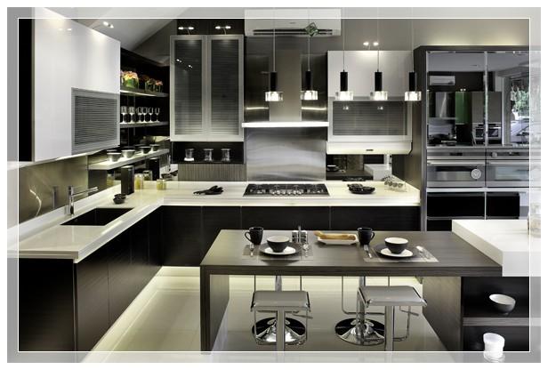 9 model dapur  mewah  dengan interior  kelas dunia