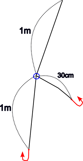 駿河湾アマダイ仕掛けの略図